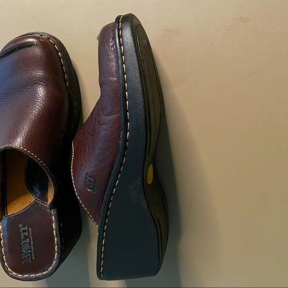 Born mules Soft Leather upper Brown size 8 - Picture 3 of 8